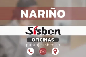 Oficinas del Sisbén en Nariño – Dirección, teléfono y horario de cada oficina